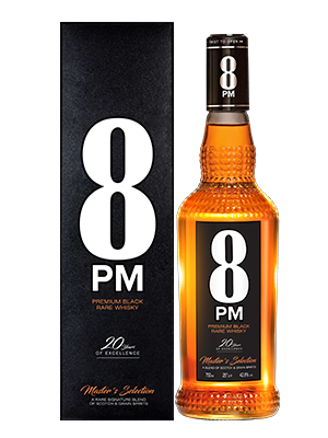 8PM Premium Black Whisky - Radico Khaitan